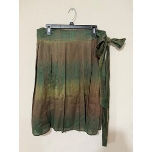 Theory‎ Women's Wrap Shirt Knee Length Size 8 Artsy Bohemian Fairycore Woodland
